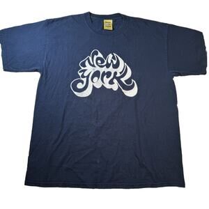 Yellow Rat Bastard NYC New York City Navy Blue T Shirt Men’s XL Extra Large